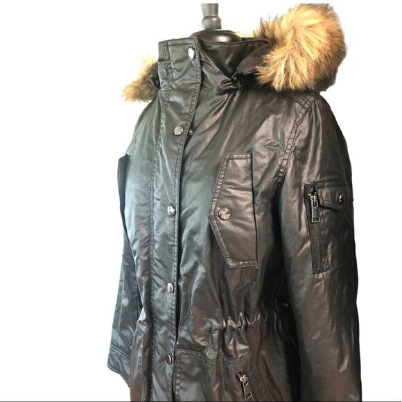victoria’s Secret Waxed Cotton Parka Size M - Picture 3 of 16